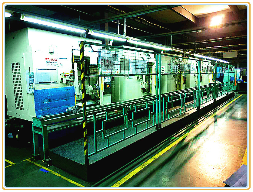 Precision processing line